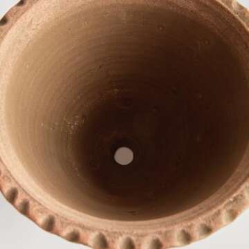 NAPA Home & Garden Wakefield Handmade ALVENA Pot - Modern Ceramic Planter with Drainage