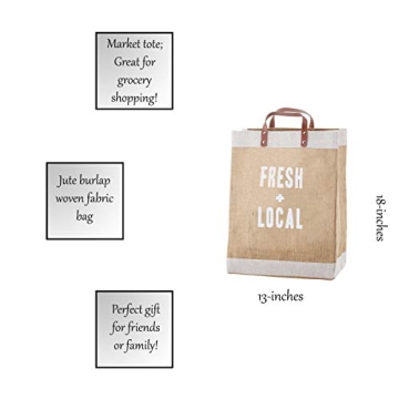 Santa Barbara Design Studio, Hold Everything Farmer's Market Tote Bag, 13" x 18", Fresh + Local