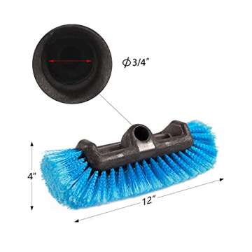 Car Wash Brush with Adjustable Handle for Easy Vehicle Cleaning