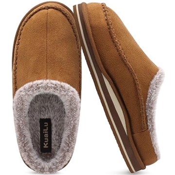 Comfortable KuaiLu Men's Slippers with Arch Support