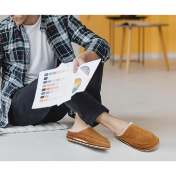 Comfortable KuaiLu Men's Slippers with Arch Support