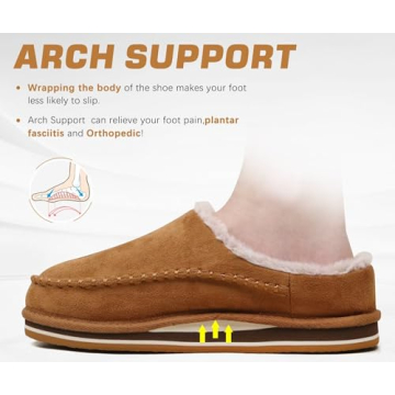 Comfortable KuaiLu Men's Slippers with Arch Support