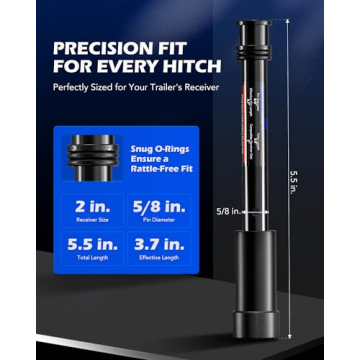 Secure Orion Locking Hitch Pin for 2 Inch Receivers