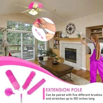 ThinkLearn Microfiber Duster Kit for Home Cleaning