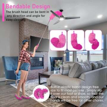 ThinkLearn Microfiber Duster Kit for Home Cleaning