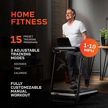 LifePro Compact Foldable Treadmill for People 5' 4"" & Under. Mini Electric Folding Portable Treadmill for Walking & Running in Small Spaces Including Homes & Apartments (Bluetooth & Tablet Holder)