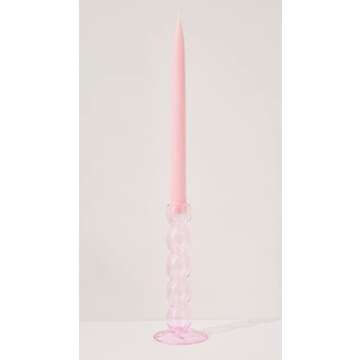 Maison Balzac Women's Volute Candle Holder - Elegant Pink Design
