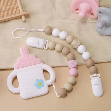 Versatile Pacifier Clip Set for Baby Boys and Girls