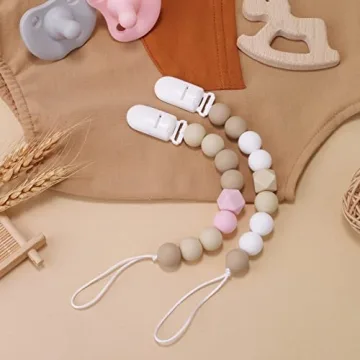 Versatile Pacifier Clip Set for Baby Boys and Girls