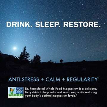 Garden of Life Whole Food Magnesium Powder for Sleep