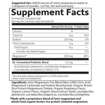 Garden of Life Whole Food Magnesium Powder for Sleep