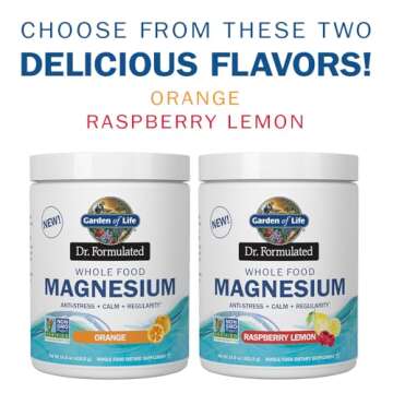 Garden of Life Whole Food Magnesium Powder for Sleep