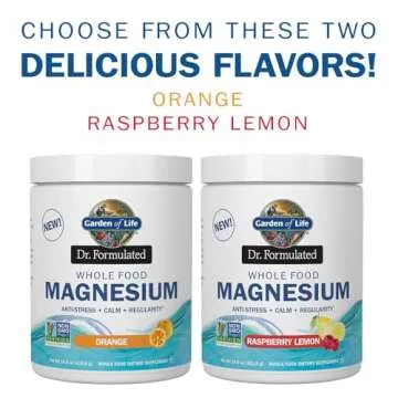 Garden of Life Whole Food Magnesium Powder for Sleep