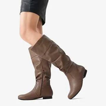 Stylish Wide Calf Knee High Boots for Women