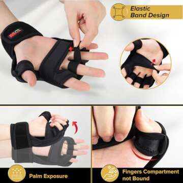 Weighted Hand Gloves 5lb for Strength and Cardio Training