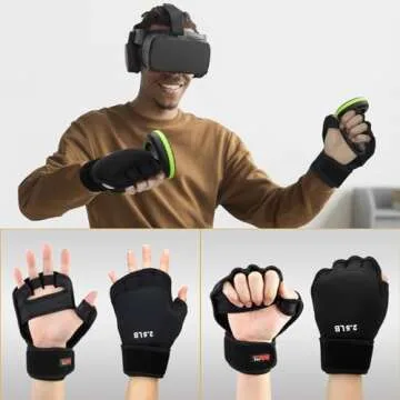 Weighted Hand Gloves 5lb for Strength and Cardio Training