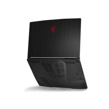 MSI GF65 Thin 10UE Gaming Laptop: 15.6" 144hz IPS-Level Screen, Intel 10th Gen i5-10500H, NVIDIA GeForce RTX3060, 512GB SSD, 8GB Memory, Black