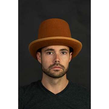Nicky Bigs Novelties Deluxe Top Hat Costume, Men & Women, Party Hats for Adults, Magician Top Hat Halloween Costume, One Size