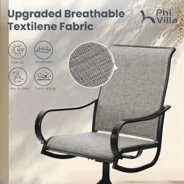 PHI VILLA 9 Pcs Outdoor Dining Set for 8 Enthusiasts