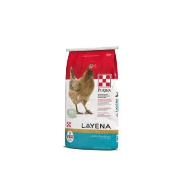 Purina Layena | Nutritionally Complete Layer Hen Feed Crumbles - Chicken Feed | 25 Pound (25 lb) Bag