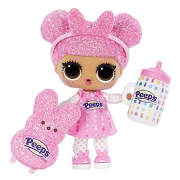 L.O.L. Surprise! LOL Surprise Loves Mini Sweets Peeps - Cute Bunny with Collectible Doll, 7 Surprises, Spring Theme, Peeps Limited Edition Doll- Great Gift for Girls Age 4+