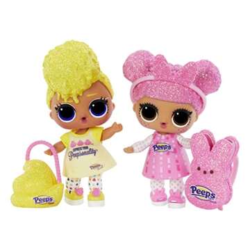 L.O.L. Surprise! LOL Surprise Loves Mini Sweets Peeps - Cute Bunny with Collectible Doll, 7 Surprises, Spring Theme, Peeps Limited Edition Doll- Great Gift for Girls Age 4+