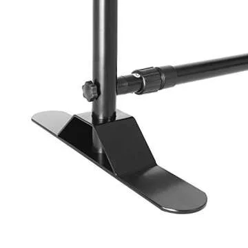 Kshioe Thicker 10x8 ft Backdrop Banner stand Adjustable, Photography Background stand Step and Repeat Stand Heavy Duty for Trade Show Exhibition