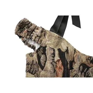 Blinger Retro Cat Print Corset Top for Women