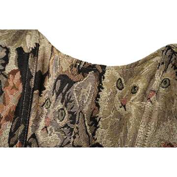 Blinger Retro Cat Print Corset Top for Women