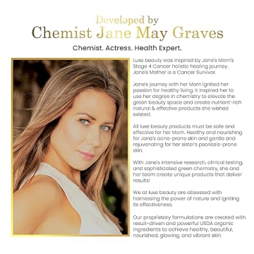 Luxe Beauty Non Greasy Moisturizer - Vegan & Organic Hydration