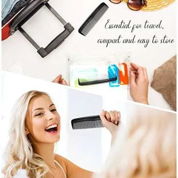 Leinuosen Hair Combs Set - 24 Pieces for All Hair Types