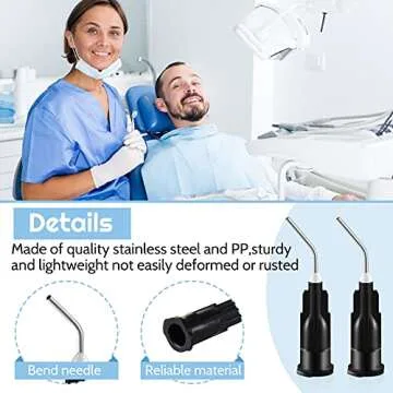 300 Pieces of Premium 20 Gauge Bent Dispensing Tips