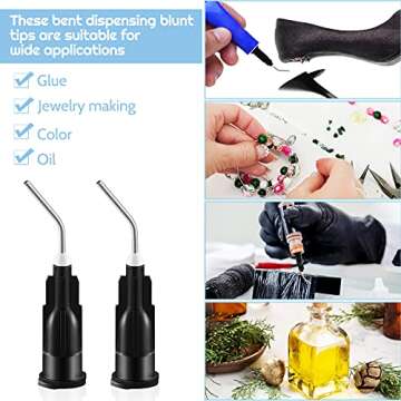 300 Pieces of Premium 20 Gauge Bent Dispensing Tips