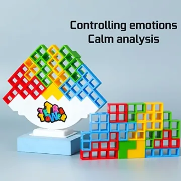 ALKISTA Balance Stacking Blocks Game for Fun Family Time