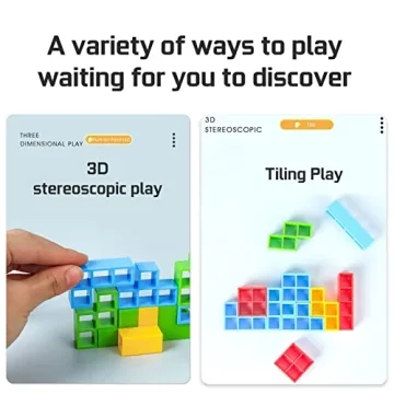 ALKISTA Balance Stacking Blocks Game for Fun Family Time