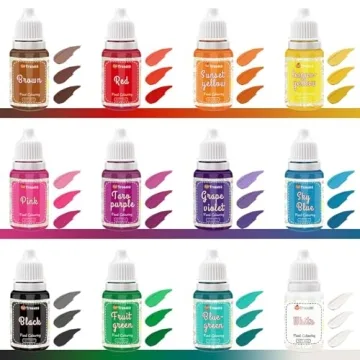 Vivid Food Coloring Set - 12 Colors for Baking and Crafts