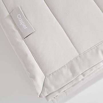 Casper Weighted Blanket - Experience Comfort & Calm, 10 lbs, Gray