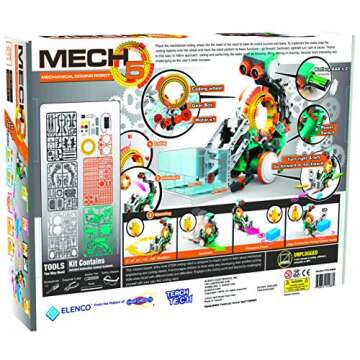 Snap Circuits Teach Tech Mech 5, Mechanical Coding Robot