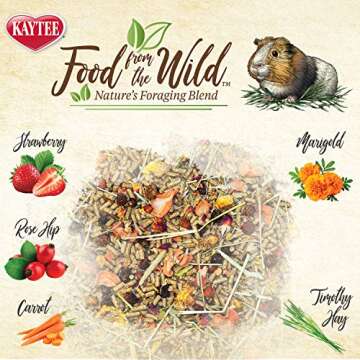 Kaytee Natural Guinea Pig Food - Premium 4 lb Bag