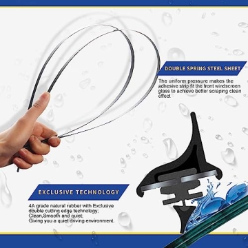 3 Wipers Set for 2011-2020 Toyota Sienna - Easy Install