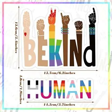 Be Kind Rainbow Stickers | Pride Decals for Every Occasion