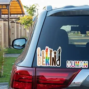 Be Kind Rainbow Stickers | Pride Decals for Every Occasion