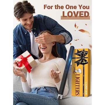 Candle Lighter Stocking Stuffers for Women Men: Electric Plasma Flameless Rechargeable Lighters Chri...