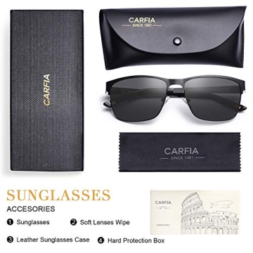 CARFIA Polarized Men's Sunglasses with UV400 Protection