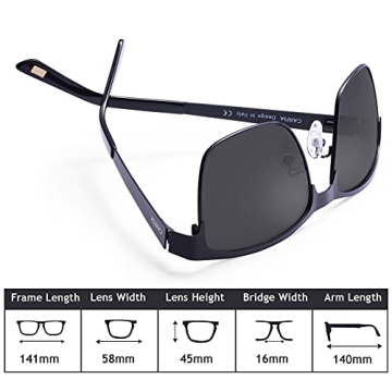 CARFIA Polarized Men's Sunglasses with UV400 Protection