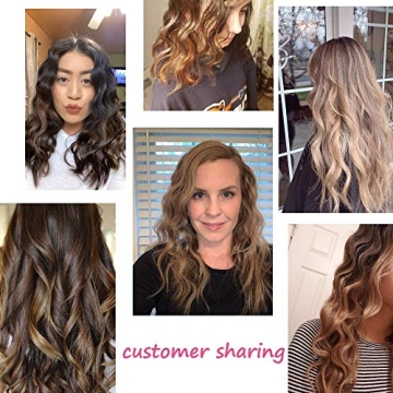 3 Barrel Hair Curling Iron Wand in Pink for Stunning Waves