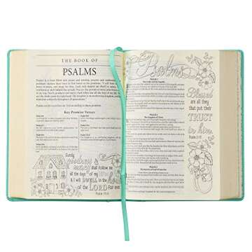KJV Holy Bible with Faux Leather and Stylish Features