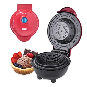 Dash Mini Waffle Bowl Maker for Creative Meals and Desserts