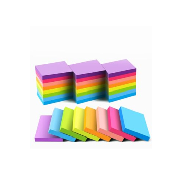 Sticky Notes 1.5x2 Inches, Bright Colors Self-Stick Pads, 24 Pack, 75 Sheets/Pad,1800 Sheets