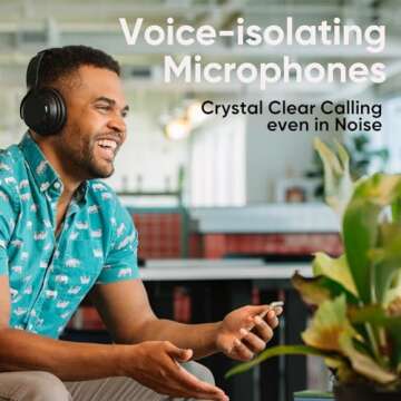 Wyze Noise Cancelling Bluetooth Headphones with Mic